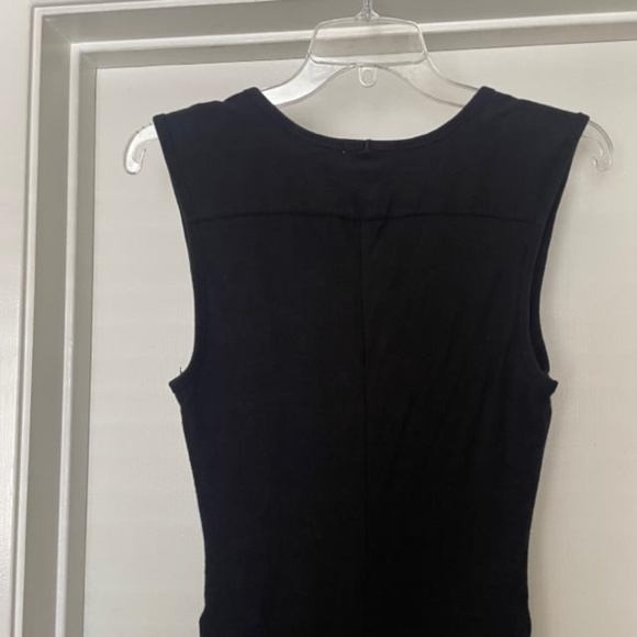 JAMES PERSE Black Wide Strap Ruched Dress - Picture 8 of 10